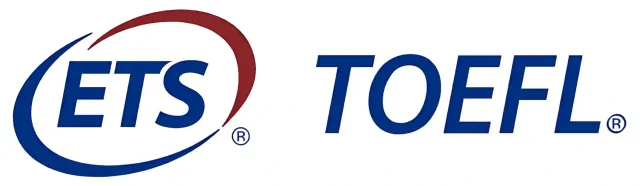 Logotipo de ETS TOEFL, examen oficial de inglés para estudiar en el extranjero