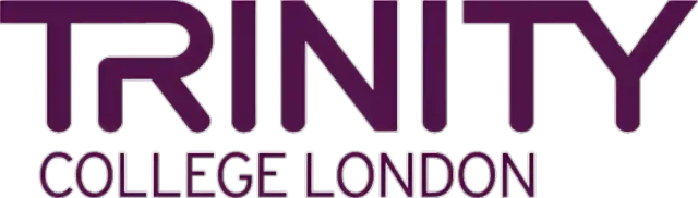 Logotipo de Trinity College London en morado, entidad certificadora de exámenes de inglés
