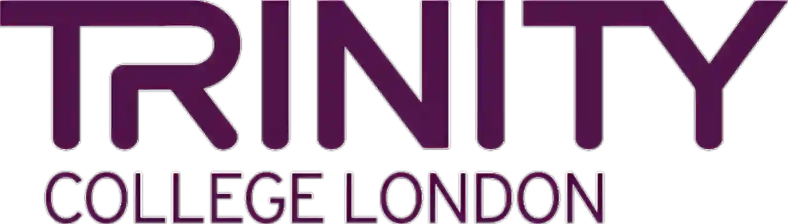 Logotipo de Trinity College London en morado, entidad certificadora de exámenes de inglés